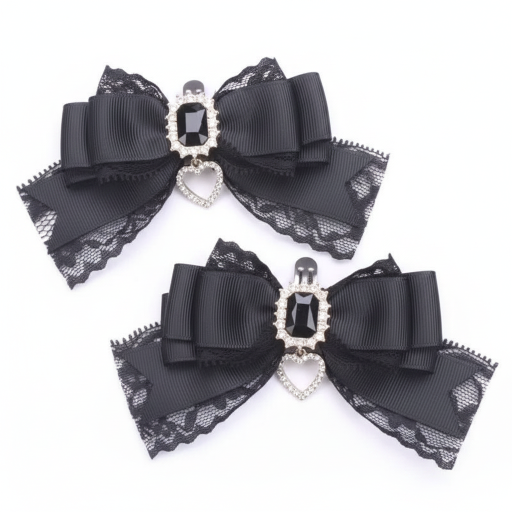 Pair of Large Luxury Shoe Charms in 3 Colours