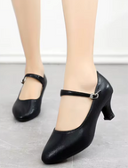 Classic Ballroom Shiny Leather Dance Shoes in 5 Colours