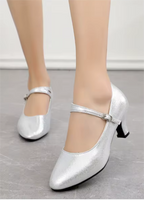 Classic Ballroom Shiny Leather Dance Shoes in 5 Colours