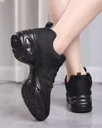 Breathable Flexible Sole Dance Trainers in Black White or Purple