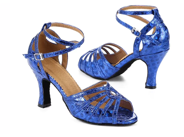 Electric Blue Professional Dance Shoes Jazz Ballroom Latin