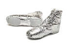 Shiny Gold or Silver Soft Split Sole Dance Boots Shoes