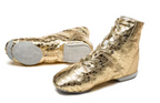 Shiny Gold or Silver Soft Split Sole Dance Boots Shoes