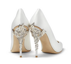 Stunning Gold or Ivory Stiletto Heel Wedding or Event Shoes