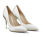 Stunning Gold or Ivory Stiletto Heel Wedding or Event Shoes