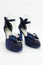 Sparkly Castorice Purple Honkai Star Rail Cosplay Shoes