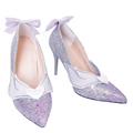 Honkai Star Rail CYRENE Lilac Sparkly Cosplay Shoes