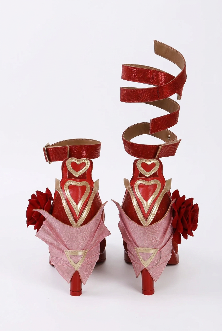 Honkai Impact Elysia Herrscher Red Cosplay Shoes