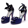 Castorice Purple Pumps Shoes Honkai Star Rail Cosplay