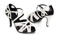 Black & White Professional Dance Shoes High Heel Jazz Salsa