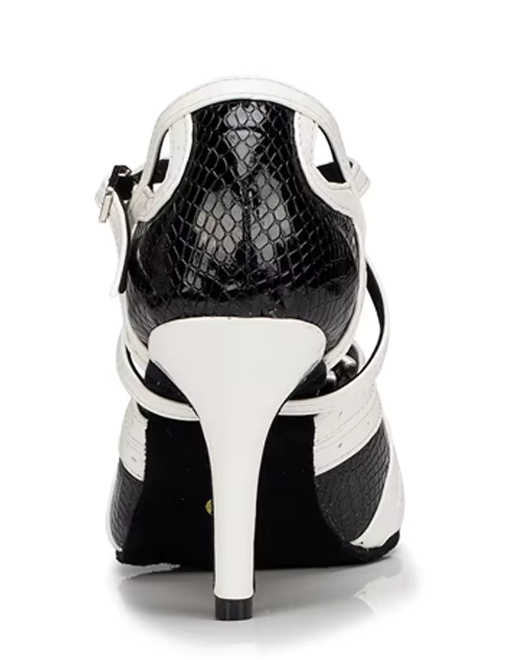 Black & White Professional Dance Shoes High Heel Jazz Salsa
