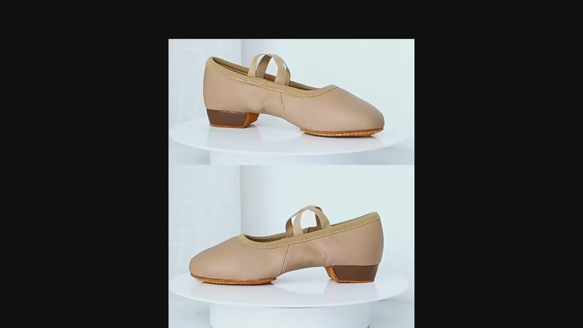 Soft Supple Leather Split Sole Practice Pole Dance Shoes